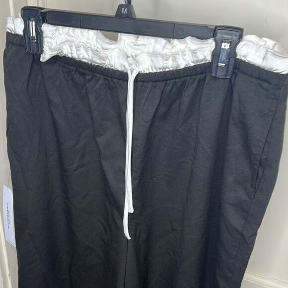 Princess Polly Pilly Lace Drawstring Pants Black Nwot Size 10 - Picture 4 of 8